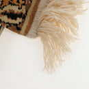 LOEWE Flamenco Shoulder Bag Suede Beige Gold Tone Auth LN031V-22