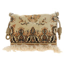 LOEWE Flamenco Shoulder Bag Suede Beige Gold Tone Auth LN031V-13