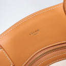 CELINE Vertical Cabas Small Hand Bag Canvas 2way Ivory Gold Tone Auth LN035V-20