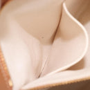 CELINE Vertical Cabas Small Hand Bag Canvas 2way Ivory Gold Tone Auth LN035V-25