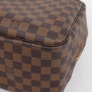 LOUIS VUITTON Damier Ebene Deauville Hand Bag SPO N47272 LV Auth LN036V-15