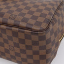 LOUIS VUITTON Damier Ebene Deauville Hand Bag SPO N47272 LV Auth LN036V-17