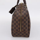 LOUIS VUITTON Damier Ebene Deauville Hand Bag SPO N47272 LV Auth LN036V-4