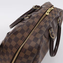LOUIS VUITTON Damier Ebene Deauville Hand Bag SPO N47272 LV Auth LN036V-6