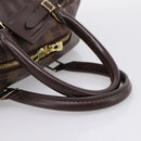 LOUIS VUITTON Damier Ebene Deauville Hand Bag SPO N47272 LV Auth LN036V-7