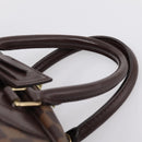 LOUIS VUITTON Damier Ebene Deauville Hand Bag SPO N47272 LV Auth LN036V-14