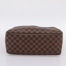 LOUIS VUITTON Damier Ebene Deauville Hand Bag SPO N47272 LV Auth LN036V-5