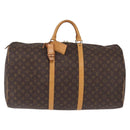 LOUIS VUITTON Monogram Keepall 60 Boston Bag M41422 LV Auth LN037A-2