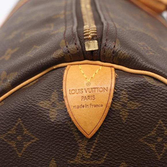 LOUIS VUITTON Monogram Keepall 60 Boston Bag M41422 LV Auth LN038A