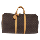 LOUIS VUITTON Monogram Keepall 60 Boston Bag M41422 LV Auth LN038A-2