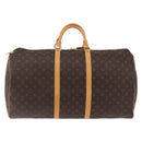 LOUIS VUITTON Monogram Keepall 60 Boston Bag M41422 LV Auth LN038A-3