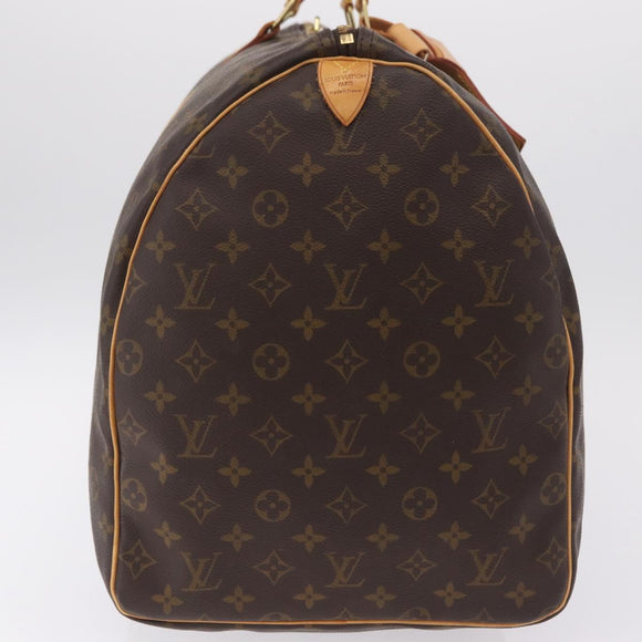 LOUIS VUITTON Monogram Keepall 60 Boston Bag M41422 LV Auth LN038A