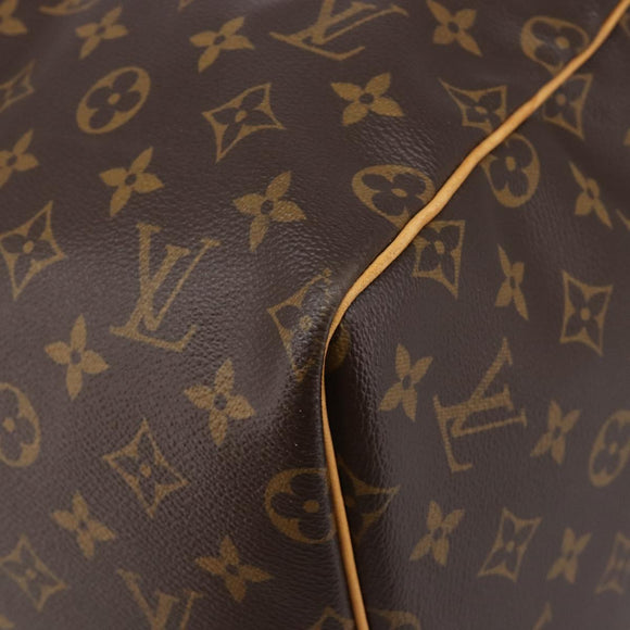 LOUIS VUITTON Monogram Keepall 55 Boston Bag M41424 LV Auth LN039V