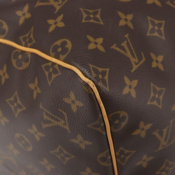 LOUIS VUITTON Monogram Keepall 55 Boston Bag M41424 LV Auth LN039V