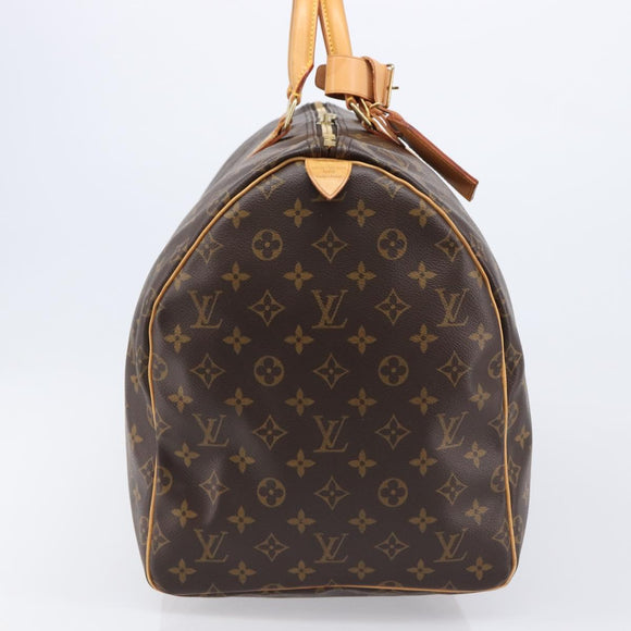 LOUIS VUITTON Monogram Keepall 55 Boston Bag M41424 LV Auth LN039V