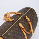 LOUIS VUITTON Monogram Keepall 55 Boston Bag M41424 LV Auth LN039V-6