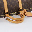 LOUIS VUITTON Monogram Keepall 55 Boston Bag M41424 LV Auth LN039V-7