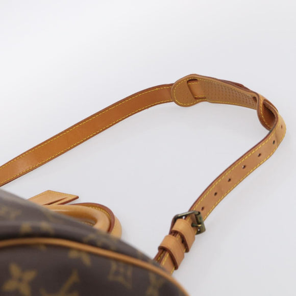 LOUIS VUITTON Monogram Keepall Bandouliere 55 Boston Bag M41414 LV Auth LN040V