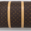 LOUIS VUITTON Monogram Keepall Bandouliere 55 Boston Bag M41414 LV Auth LN040V-12