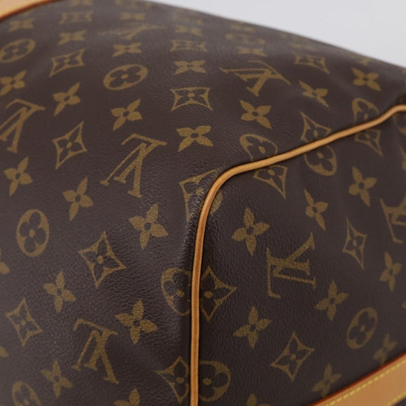 LOUIS VUITTON Monogram Keepall Bandouliere 55 Boston Bag M41414 LV Auth LN040V