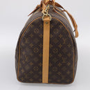 LOUIS VUITTON Monogram Keepall Bandouliere 55 Boston Bag M41414 LV Auth LN040V-5