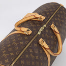 LOUIS VUITTON Monogram Keepall Bandouliere 55 Boston Bag M41414 LV Auth LN040V-6