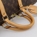 LOUIS VUITTON Monogram Keepall Bandouliere 55 Boston Bag M41414 LV Auth LN040V-7