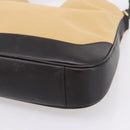 GUCCI Bamboo Web Sherry Line Shoulder Bag Canvas 2way Beige 001 4095 Auth LN044-10