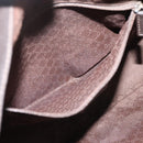 GUCCI Bamboo Web Sherry Line Shoulder Bag Canvas 2way Beige 001 4095 Auth LN044-22