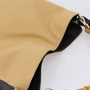 GUCCI Bamboo Web Sherry Line Shoulder Bag Canvas 2way Beige 001 4095 Auth LN044-6