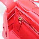 Bottega Veneta MAXI INTRECCIATO Cassette Shoulder Bag Leather Red Auth LN047V-19