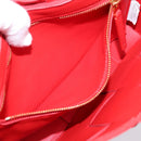 Bottega Veneta MAXI INTRECCIATO Cassette Shoulder Bag Leather Red Auth LN047V-20