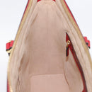 GUCCI GG Supreme Blooms Tote Bag PVC Navy Gold Tone 415721 Auth LN048V-21