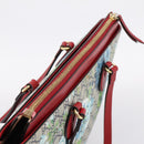 GUCCI GG Supreme Blooms Tote Bag PVC Navy Gold Tone 415721 Auth LN048V-6
