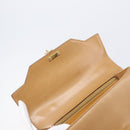 GUCCI Hand Bag Leather Beige Gold Tone 000 256 0192 Auth LN050-19