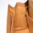 GUCCI Hand Bag Leather Beige Gold Tone 000 256 0192 Auth LN050-22
