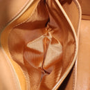 GUCCI Hand Bag Leather Beige Gold Tone 000 256 0192 Auth LN050-24