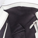 CELINE Luggage Mini Shopper Hand Bag Leather Ivory Silver Auth LN052V-23