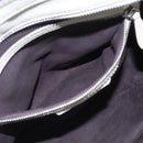 CELINE Luggage Mini Shopper Hand Bag Leather Ivory Silver Auth LN052V-25