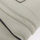 CELINE Luggage Mini Shopper Hand Bag Leather Ivory Silver Auth LN052V-10