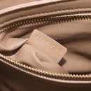 CELINE Chain Shoulder Bag Leather Brown Gold Auth LN054V-26