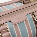 GUCCI GG Canvas Sherry Line Boston Bag 2way Beige Gold Tone 247205 Auth LN056A-20