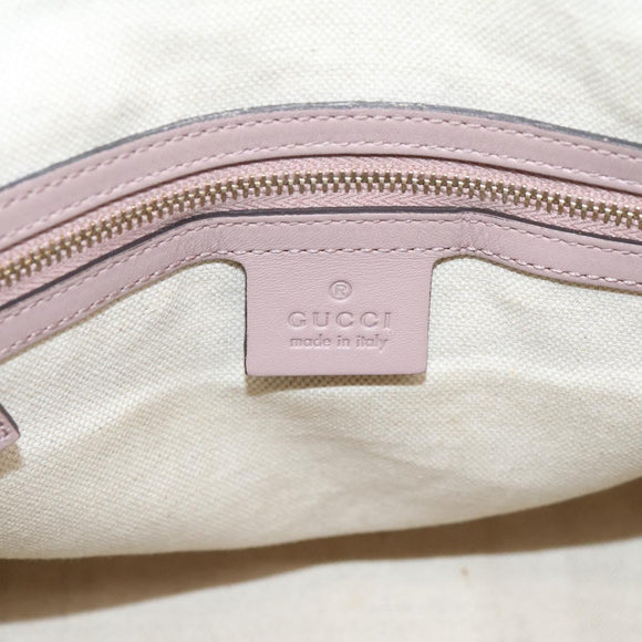 GUCCI GG Canvas Sherry Line Boston Bag 2way Beige Gold Tone 247205 Auth LN056A