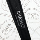 CHANEL Icon Chain Shoulder Bag Vinyl Clear Silver CC Auth LN057M-28