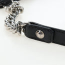 CHANEL Icon Chain Shoulder Bag Vinyl Clear Silver CC Auth LN057M-9