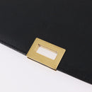 CELINE Trapeze Hand Bag Canvas 2way Orange Gold Tone Auth LN058A-19