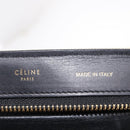 CELINE Trapeze Hand Bag Canvas 2way Orange Gold Tone Auth LN058A-22
