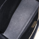 CELINE Trapeze Hand Bag Canvas 2way Orange Gold Tone Auth LN058A-23