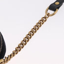 GUCCI GG Marmont Chain Shoulder Bag Velor Black Gold Tone 448065 Auth LN060V-8