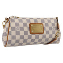 LOUIS VUITTON Damier Azur Eva Shoulder Bag N55214 LV Auth LN062-1